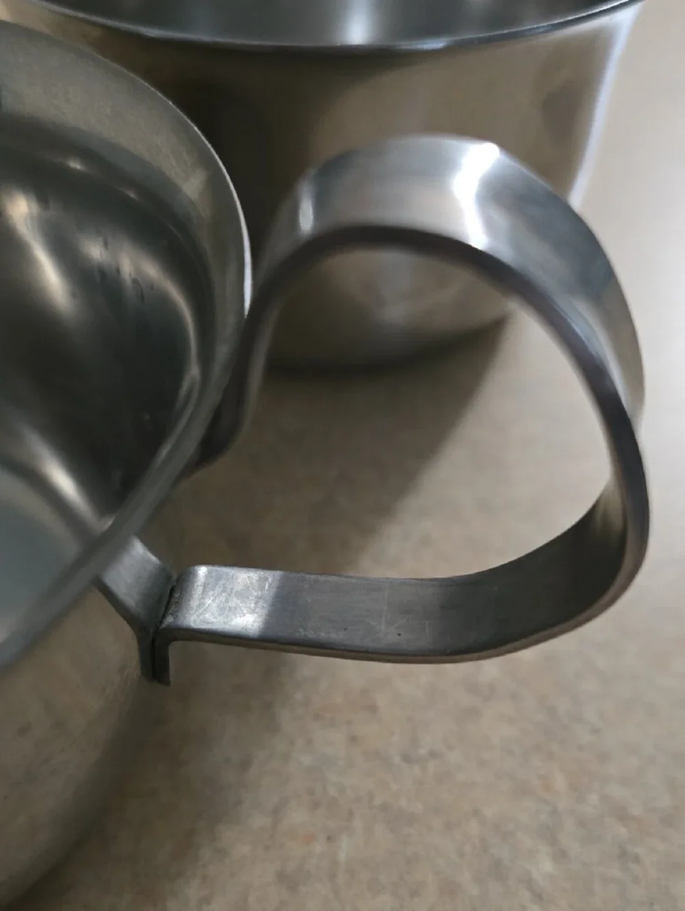 Cultro‎ Set of 2 Stainless Steel Cups  Silver 18-8
